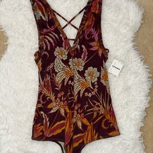 Floral Print Women's Bodysuit - Free People